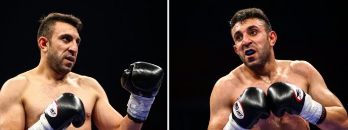 Kick boks maç öncesi ve sonrası boksçular