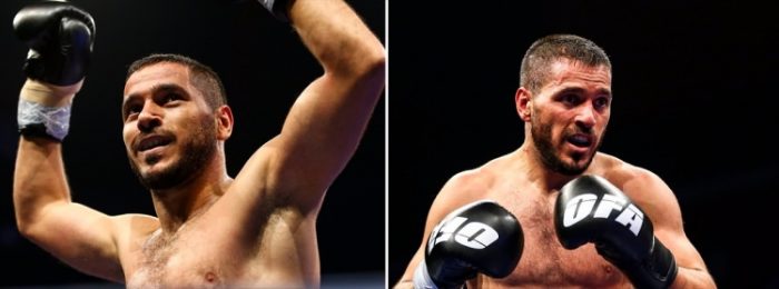 Kick boks maç öncesi ve sonrası boksçular
