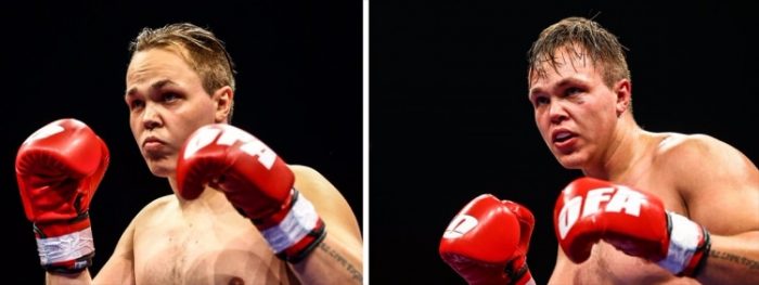 Kick boks maç öncesi ve sonrası boksçular