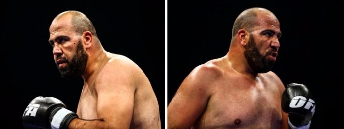 Kick boks maç öncesi ve sonrası boksçular