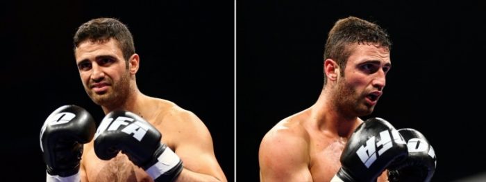 Kick boks maç öncesi ve sonrası boksçular