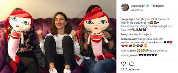 Ünlülerin instagram paylaşımları (24.10.2017)