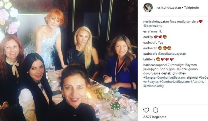 Ünlülerin instagram paylaşımları (24.10.2017)