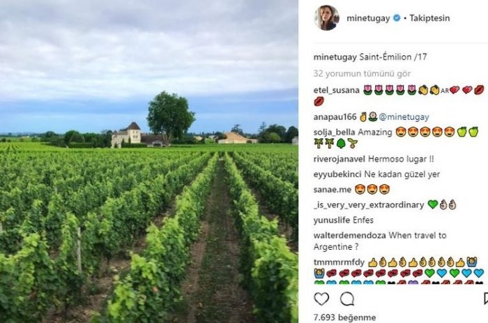 Ünlülerin instagram paylaşımları (24.10.2017)
