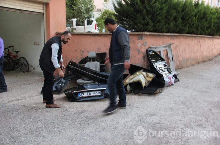 Servise gönderdiği lüks otomobili bu hale geldi!