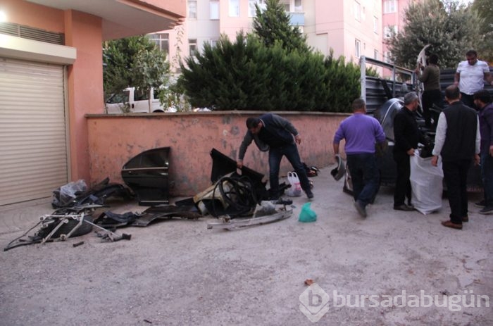 Servise gönderdiği lüks otomobili bu hale geldi!