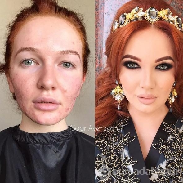 Kaza geçirmiş insanları makyajla yeniden yaratıyor!