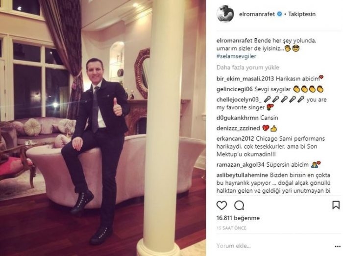 Ünlülerin İnstagram paylaşımları (25.10.2017)