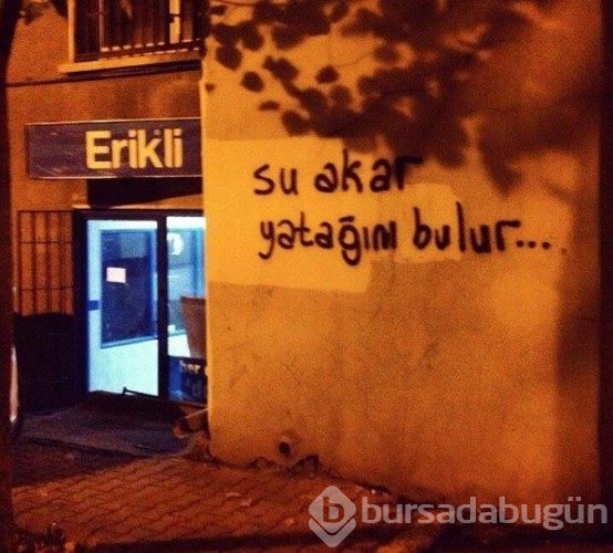İlginç duvar yazıları