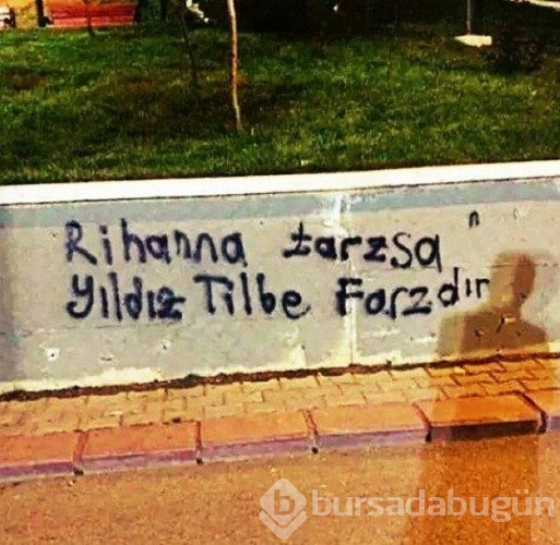 İlginç duvar yazıları