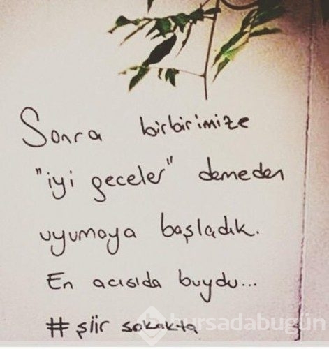 İlginç duvar yazıları