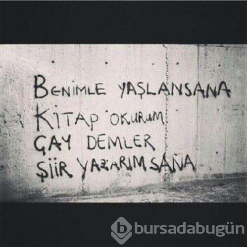 İlginç duvar yazıları