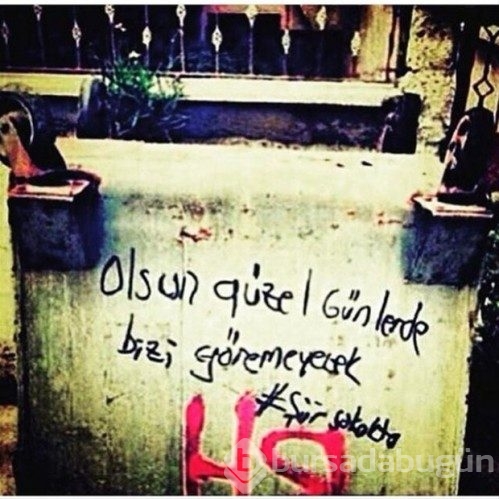 İlginç duvar yazıları