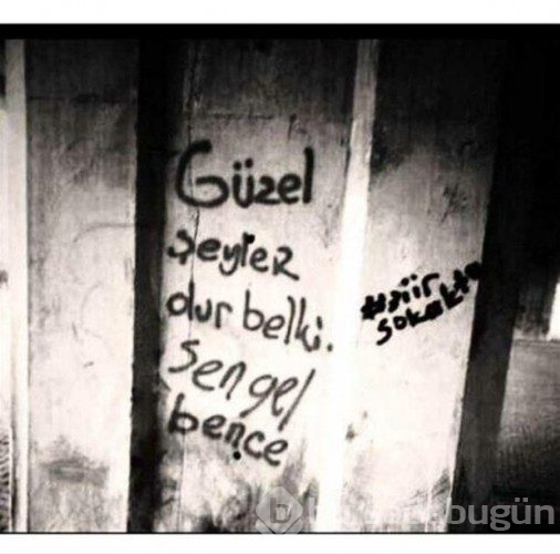 İlginç duvar yazıları