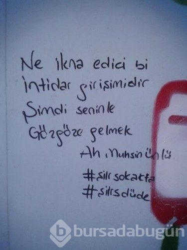 İlginç duvar yazıları
