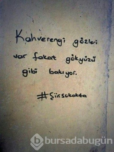 İlginç duvar yazıları