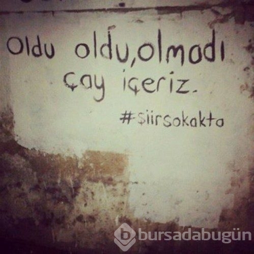 İlginç duvar yazıları
