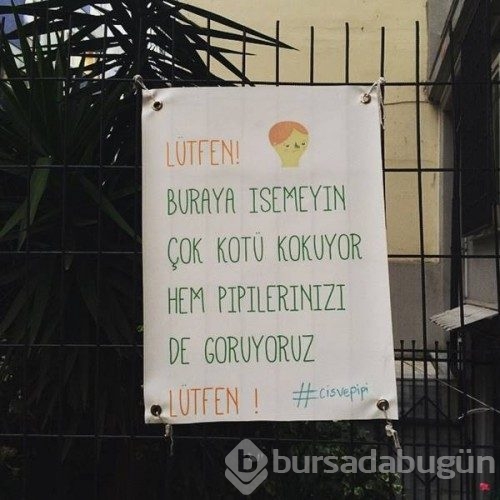 İlginç duvar yazıları