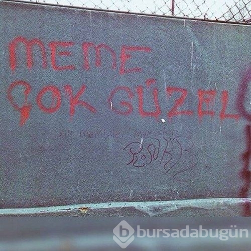 İlginç duvar yazıları