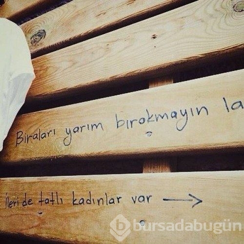 İlginç duvar yazıları