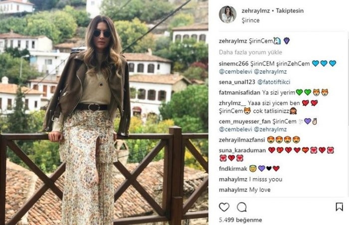 Ünlülerin instagram paylaşımları (30.10.2017)