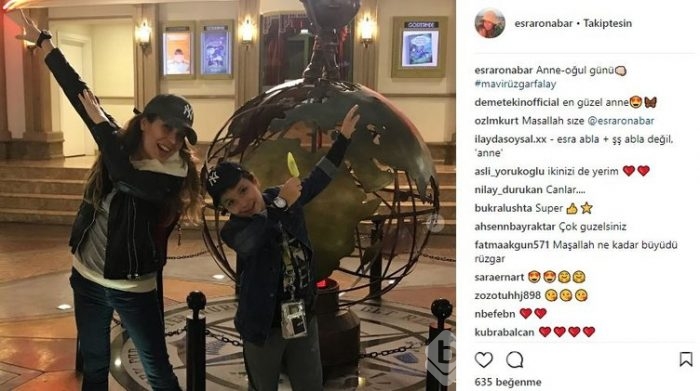 Ünlülerin instagram paylaşımları (30.10.2017)
