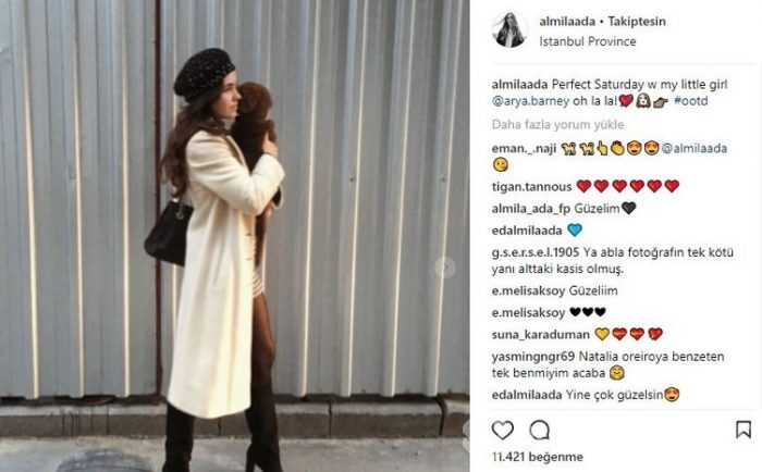 Ünlülerin instagram paylaşımları (30.10.2017)