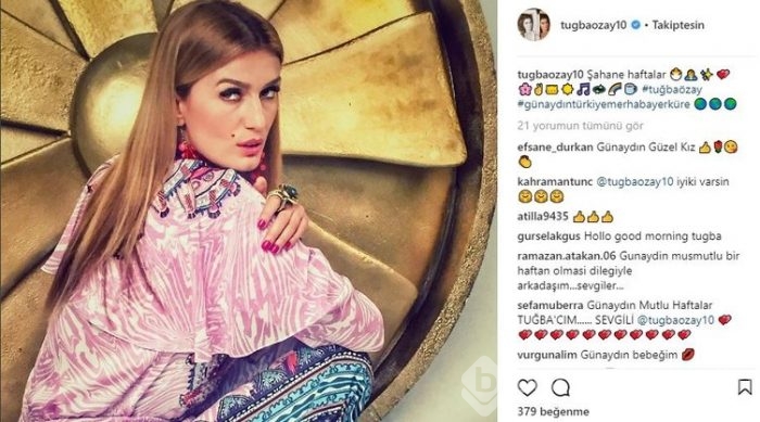 Ünlülerin instagram paylaşımları (30.10.2017)