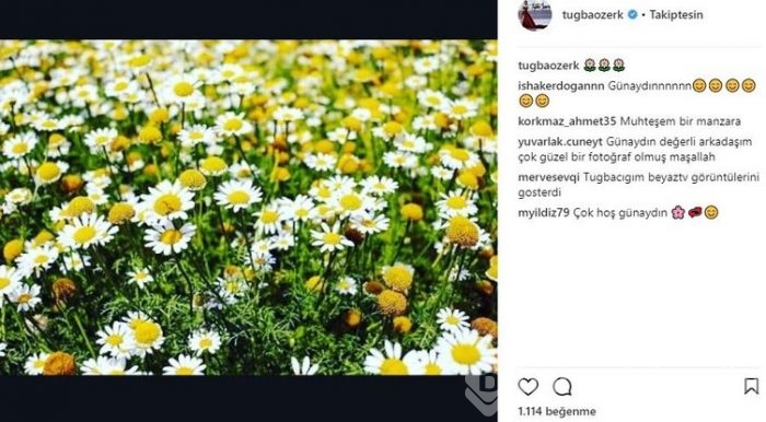 Ünlülerin instagram paylaşımları (30.10.2017)