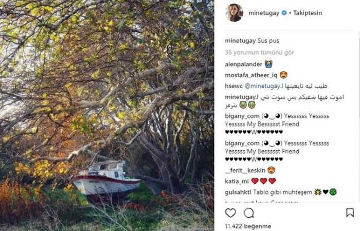 Ünlülerin instagram paylaşımları (30.10.2017)