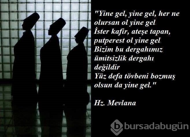Mevlana sözleri