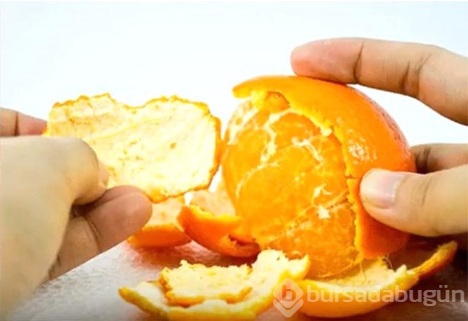 Mandalina kabuklarını çöpe atmayın