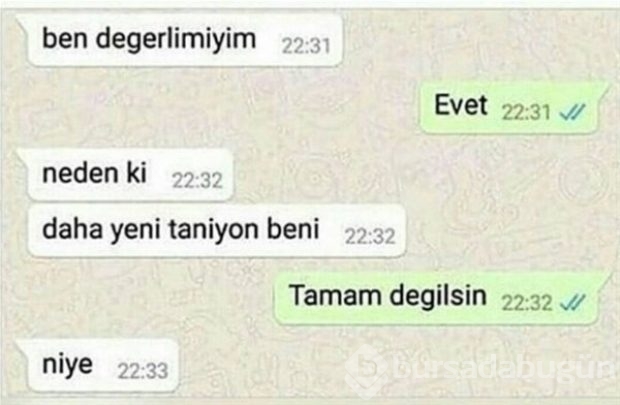 Komik Whatsapp konuşmaları