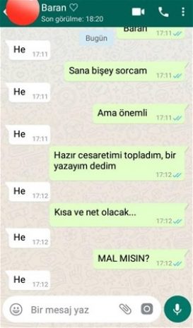 Komik Whatsapp konuşmaları