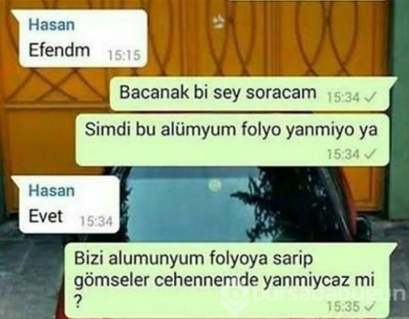 Komik Whatsapp konuşmaları