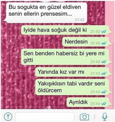 Komik Whatsapp konuşmaları