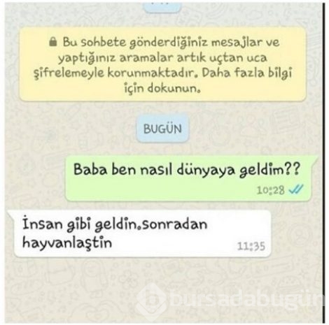 Komik Whatsapp konuşmaları