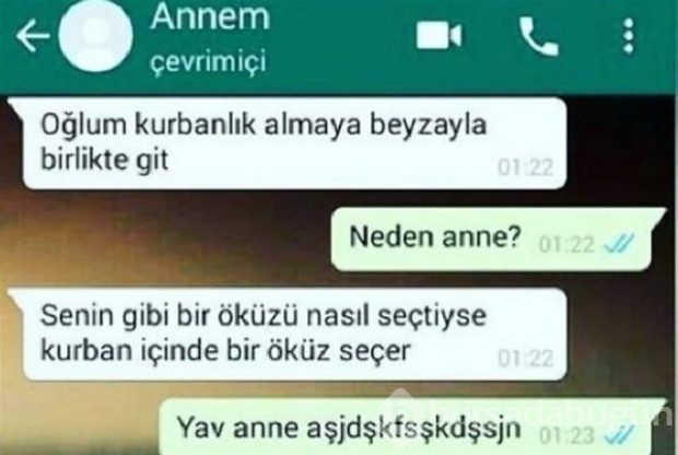 Komik Whatsapp konuşmaları