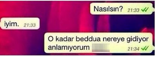 Komik Whatsapp konuşmaları