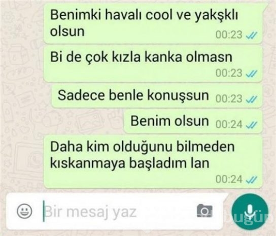 Komik Whatsapp konuşmaları