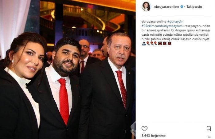 Ünlülerin instagram paylaşımları (31.10.2017)