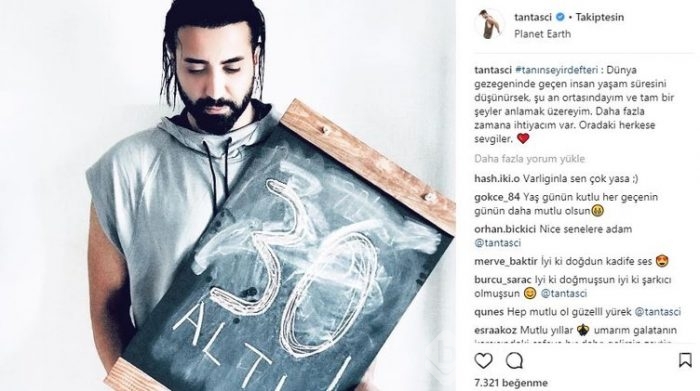 Ünlülerin instagram paylaşımları (31.10.2017)