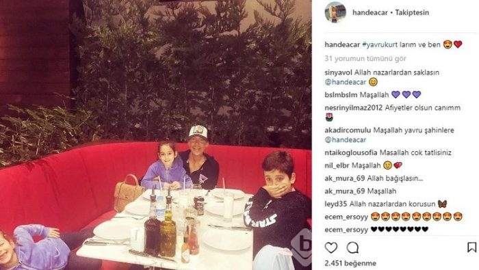 Ünlülerin instagram paylaşımları (31.10.2017)