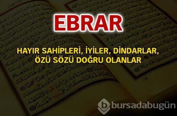 Kuran-ı Kerim'de geçen isimler ve anlamları
