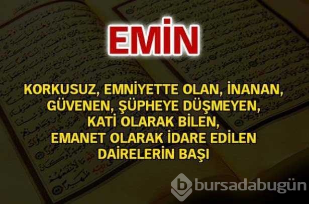 Kuran-ı Kerim'de geçen isimler ve anlamları