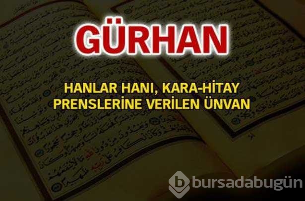 Kuran-ı Kerim'de geçen isimler ve anlamları