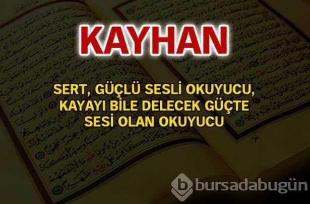 Kuran-ı Kerim'de geçen isimler ve anlamları