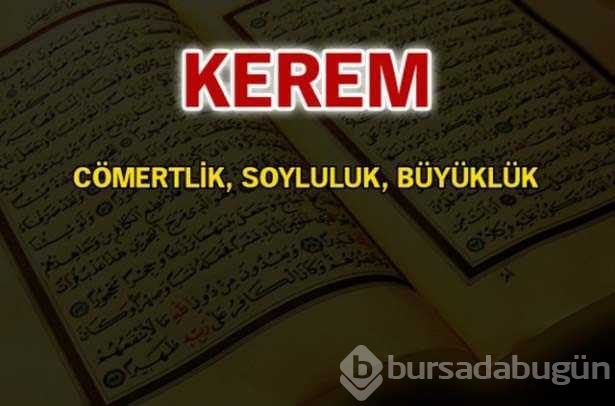 Kuran-ı Kerim'de geçen isimler ve anlamları