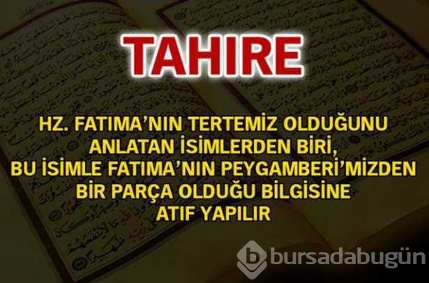 Kuran-ı Kerim'de geçen isimler ve anlamları