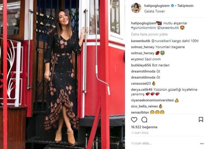 Ünlülerin İnstagram paylaşımları (01.11.2017)
